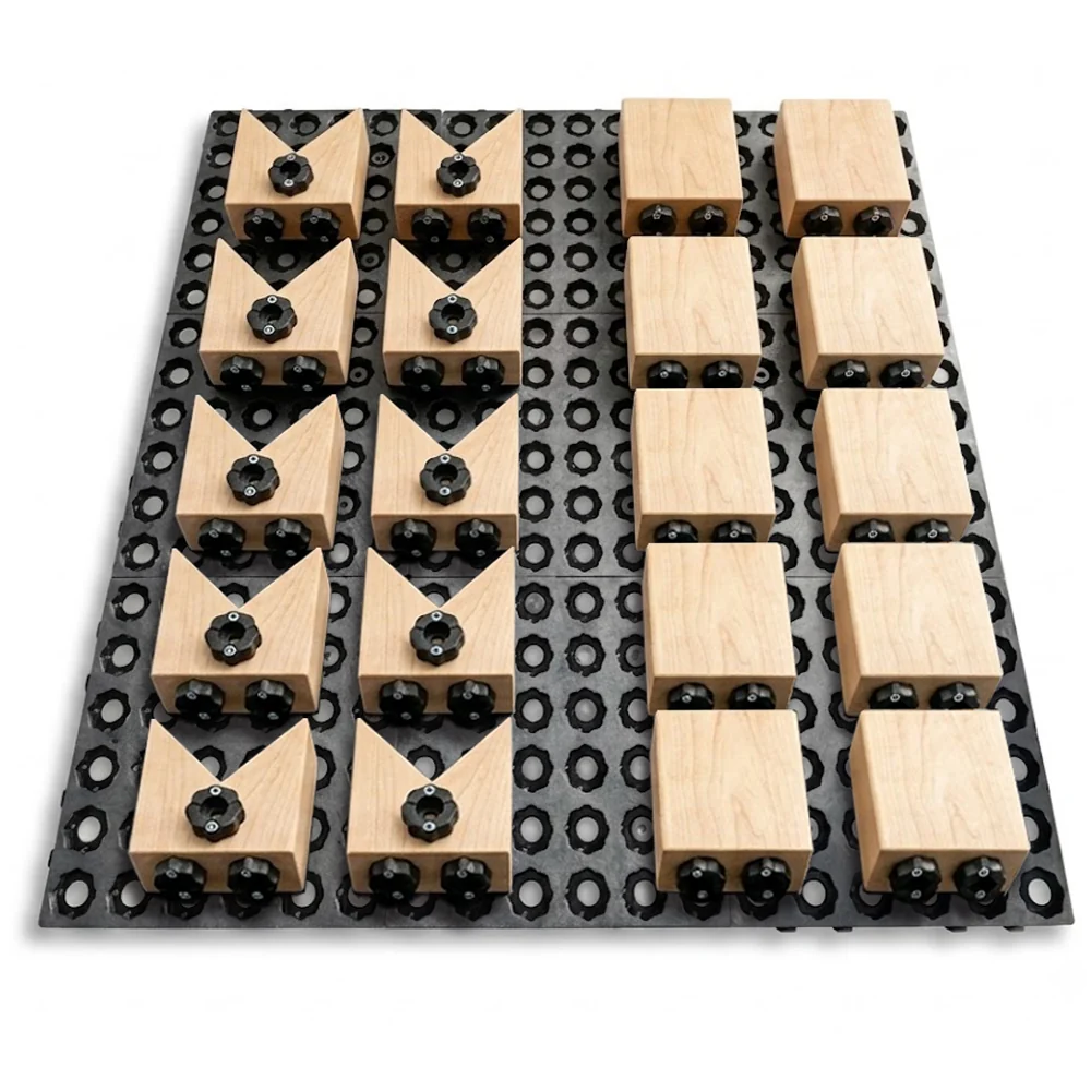 Pack Truckblocs® ECO Wood 40 Tapis + 20 Blocs de Maintien